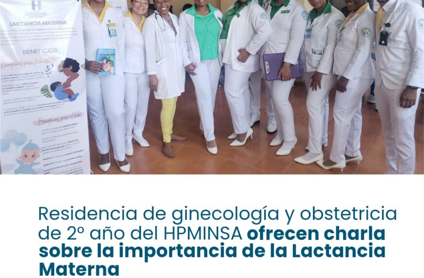 Residencia de Ginecología y Obstetricia ofrecen charla sobre la importancia de la Lactancia Materna